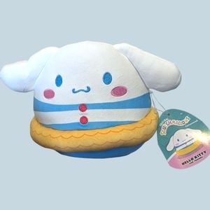 Squishmallows Hello Kitty's  7" 2023 Summer Cinnamoroll In Swim Suit NWT Sanrio